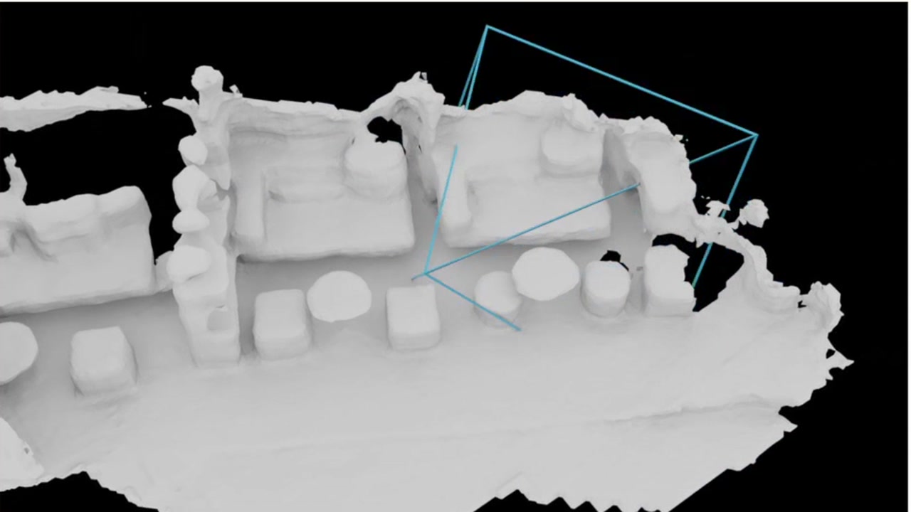 NeuralRecon dense indoor reconstruction with estimated camera trajectory